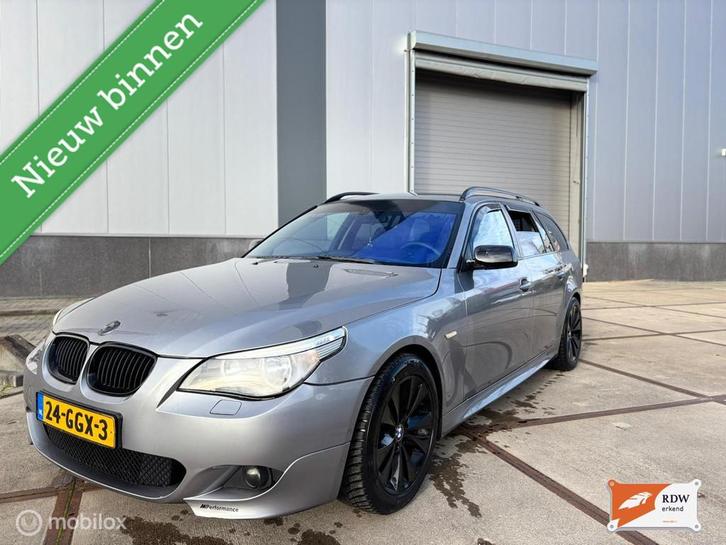 BMW e61 5-serie Touring 525i, Auto's, BMW, Bedrijf, Te koop, 5-Serie, ABS, Airbags, Airconditioning, Alarm, Boordcomputer, Centrale vergrendeling