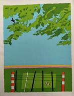Harrie Gerritz - Landschap met Koe en Vogel, 1982, Verzenden