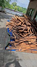 Oude vloer en radiatoren, Doe-het-zelf en Verbouw, Hout en Planken, Ophalen, Gebruikt, 25 tot 50 mm, Plank
