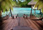 Strand fotobehang Summer Rest, Tropisch zicht *Muurdeco4kids, Strand, zee, tropisch, vakantie, Verzenden