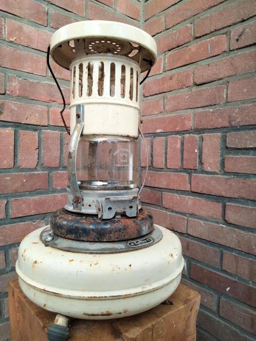 Antieke Safire Petroleumkachel, Antiek en Kunst, Antiek | Lampen, Ophalen of Verzenden