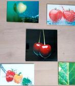 Wanddecoratie, glas, groenten/fruit splash + ophangsysteem, Ophalen, Minder dan 50 cm, Schilderij, Minder dan 50 cm