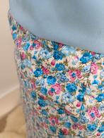 Vintage jaren 50 midi jurk - handgemaakt, Kleding | Dames, Maat 38/40 (M), Blauw, Ophalen of Verzenden, Knielengte