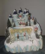 Prachtig kasteel met kerstige Schaats vijver + adapter, Diversen, Ophalen of Verzenden