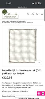 2 st. Nieuwe slowfeeder netten van PaardEerlijk, Verzenden, Nieuw, Overige soorten