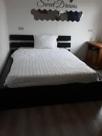 Ikea bed 160x200, Huis en Inrichting, Slaapkamer | Bedden, 160 cm, Overige materialen, Gebruikt, Bruin