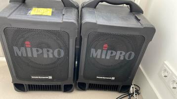 Micro MA707E geluidsinstallatie draadloos met microfoons