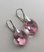 Oorbellen Swarovski kristal NIEUW goud zilver ketting parel, Met kristal, Hangers, Verzenden, Nieuw