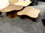 Salontafel Set Mangohout Japandi organisch, Ophalen, Nieuw, 50 tot 100 cm, Overige vormen