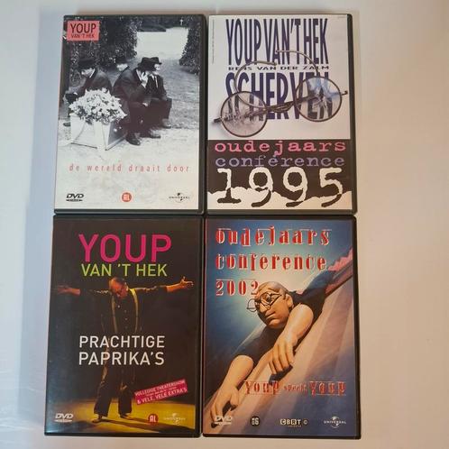 Youp van 't Hek DVD's., Cd's en Dvd's, Dvd's | Cabaret en Sketches, Zo goed als nieuw, Stand-up of Theatershow, Alle leeftijden