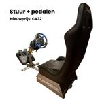 Racestoel met Stuur en Pedalen PS4, Ophalen of Verzenden, Zo goed als nieuw, Zonder controller, Slim