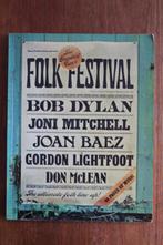 Folk festival bladmuziek Bob Dylan Joni Michell Joan Beaz ea, Muziek en Instrumenten, Bladmuziek, Zang, Overige genres, Gebruikt