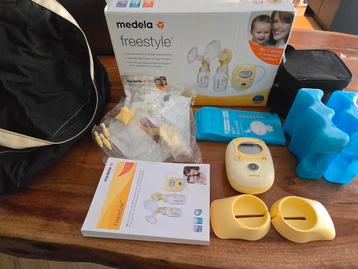 Medela freestyle kolf + nieuwe slang en 1 opzetkop/membraan beschikbaar voor biedingen