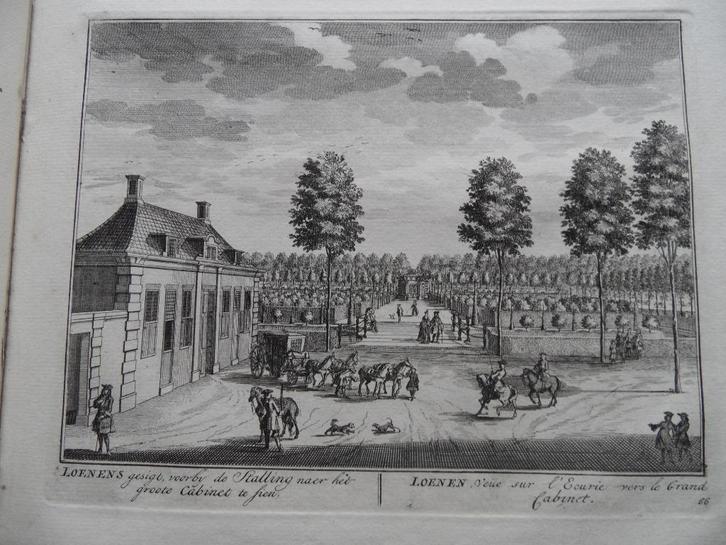 66 Loenen aan de Vecht Heer van Loenen Kopergravure 1719, Antiek en Kunst, Kunst | Etsen en Gravures, Ophalen of Verzenden