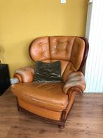 Heerlijk zittende doorleefde oude fauteuil, Gebruikt, Klassiek/Vintage, Ophalen