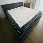 Swiss Sense boxspring 180x200 cm grijs met hoofdbord, Huis en Inrichting, Slaapkamer | Boxsprings, Ophalen, Tweepersoons, Zo goed als nieuw