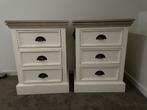 Prachtige nachtkastjes landelijke stijl, Huis en Inrichting, Kasten | Overige, Ophalen, Zo goed als nieuw