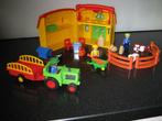 123 playmobil meeneem boerderij met veel dieren en tractor, Ophalen of Verzenden, Zo goed als nieuw
