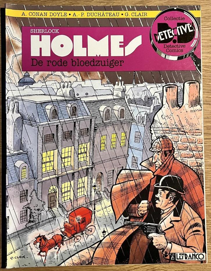 Holmes - De rode bloedzuiger - 1e dr(1990) Strip, Boeken, Stripboeken, Gelezen, Eén stripboek