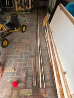 Hardhouten Plinten/Latten - 450cm, Doe-het-zelf en Verbouw, Hout en Planken, Ophalen, Gebruikt, Minder dan 25 mm, Overige typen