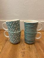 4 leuke mokken Hema, Ophalen of Verzenden, Zo goed als nieuw, Overige stijlen, Kop(pen) en/of Schotel(s)
