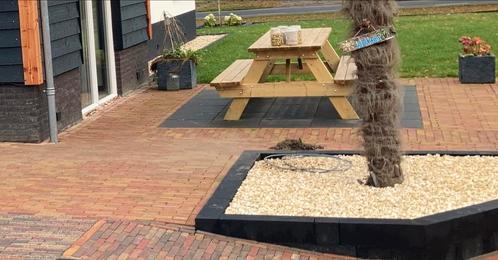 Dikformaat klinkers Waaltjes # 46m2 # Geel Goud kleurig, Tuin en Terras, Tegels en Klinkers, Zo goed als nieuw, Klinkers, Beton