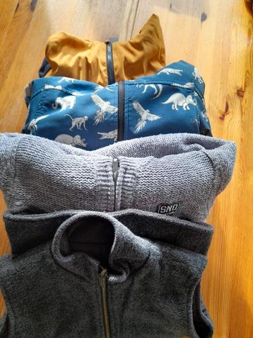 Kledingpakket Jongen mt 134/140: Jas, Vest, Bodywarmer beschikbaar voor biedingen