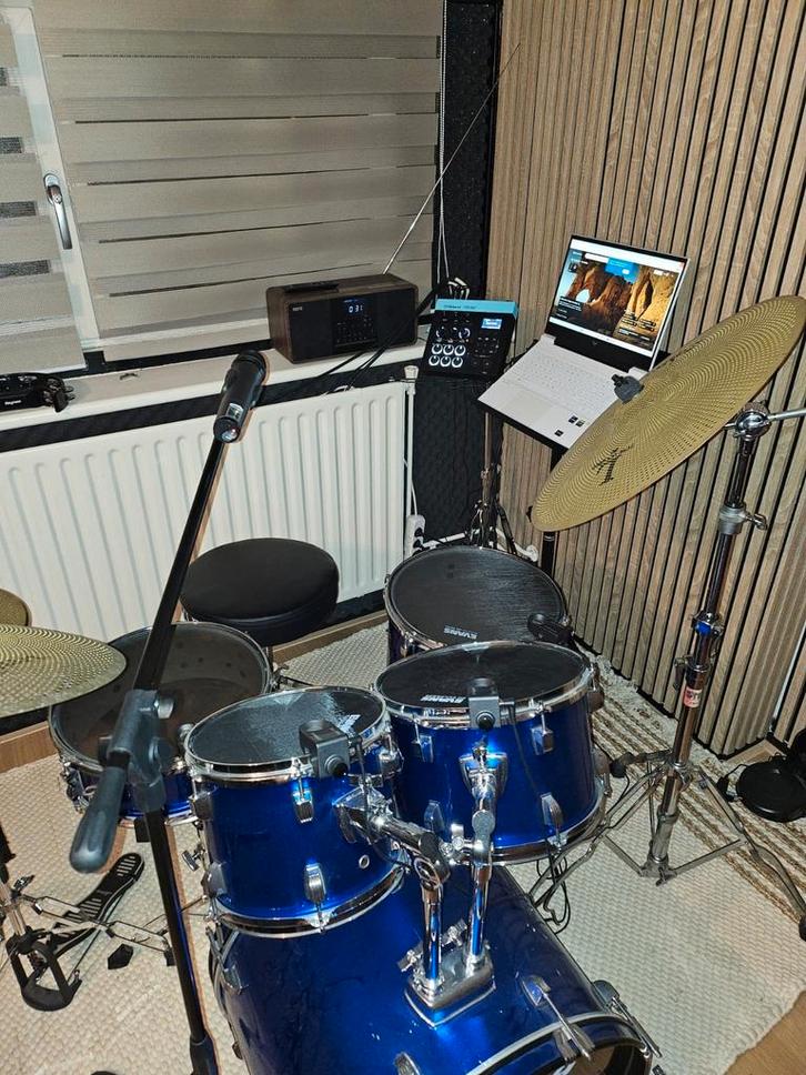 Tk drumstel Ludwig accent, Muziek en Instrumenten, Drumstellen en Slagwerk, Zo goed als nieuw, Ludwig, Ophalen of Verzenden