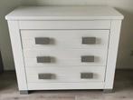 Babykamer set commode, kledingkast en wandrek (wit), Kinderen en Baby's, Ophalen, Gebruikt, 50 tot 70 cm, 100 cm of meer