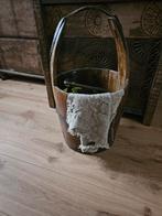 Oude houten chinese emmer sober stoer landelijk wonen, Ophalen, Hout