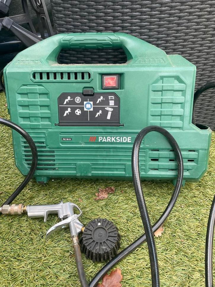 Parkside Compressor - Compact & Draagbaar, Doe-het-zelf en Verbouw, Compressors, Gebruikt, Minder dan 6 bar, Minder dan 25 liter
