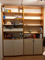 Grote Lundia Boekenkast - 248x200x30cm, Ophalen, Gebruikt, 200 cm of meer, Met lade(s)