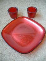 Leonardo schaal en waxinelichthouders nog nieuw, Ophalen of Verzenden, Nieuw, Vierkant, Glas