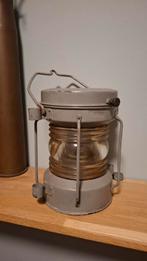 Grijze Scheepslamp, Huis en Inrichting, Lampen | Hanglampen, Gebruikt, Glas, Minder dan 50 cm, Maritiem