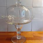 glazen stolp op voet, Ophalen of Verzenden, Gebruikt