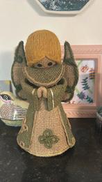 Vintage jute engel seventies sixties kerstengel, Ophalen of Verzenden, Gebruikt
