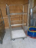 Te koop rolcontainer, Doe-het-zelf en Verbouw, Transportwagens, 100 liter of meer, Ophalen of Verzenden, Gebruikt, Transportkar