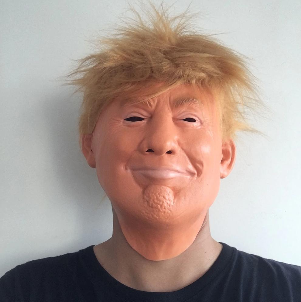Donald Trump Masker Latex President Amerika USA Carnaval, Verzenden, Nieuw, Feestartikel, Overige