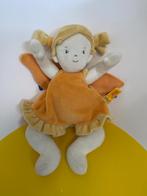 3246 Steiff pop popje met geel jurkje, Ophalen of Verzenden, Zo goed als nieuw, Overige typen