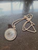 zilveren 10 gulden munt ketting, Ophalen of Verzenden, Zo goed als nieuw, Zilver, Zilver