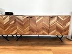 Prachtig eiken dressoir, Ophalen, Met deur(en), 150 tot 200 cm, Eikenhout