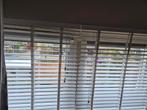 Houten jaloezieën 200x110 en 100x110, Huis en Inrichting, Stoffering | Gordijnen en Lamellen, Ophalen, Gebruikt, 200 cm of meer
