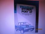 vraagbaak HYUNDAI pony xp benzine 1986--1990, Ophalen of Verzenden