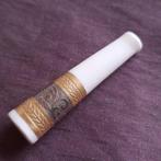 Antiek Pijpje Sigarettenpijpje Porselein met Goud en Zilver, Verzenden