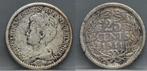 Zilveren kwartje 1911 - 25 cent 1911 Wilhelmina, Postzegels en Munten, Munten | Nederland, Zilver, Koningin Wilhelmina, Losse munt