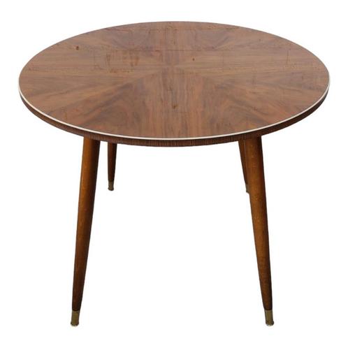 Vintage bijzettafel, koffietafel, Huis en Inrichting, Tafels | Sidetables, Gebruikt, 50 tot 75 cm, 50 tot 100 cm, Rond, Overige materialen