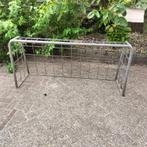 Te koop metalen voetbaldoeltje, Ophalen, Gebruikt, IJzer