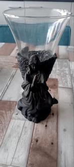 Engelen vaasje of voor kaarsje 23 cm hoog, Ophalen of Verzenden, Overige materialen, Minder dan 25 cm