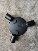 IKEA Nymane Plafondlamp Zwart met Lampen, Ophalen, Zo goed als nieuw, Metaal