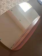 Badkamer spiegel oud roze metaal zgan, Huis en Inrichting, Woonaccessoires | Spiegels, Ophalen, Zo goed als nieuw, Minder dan 100 cm